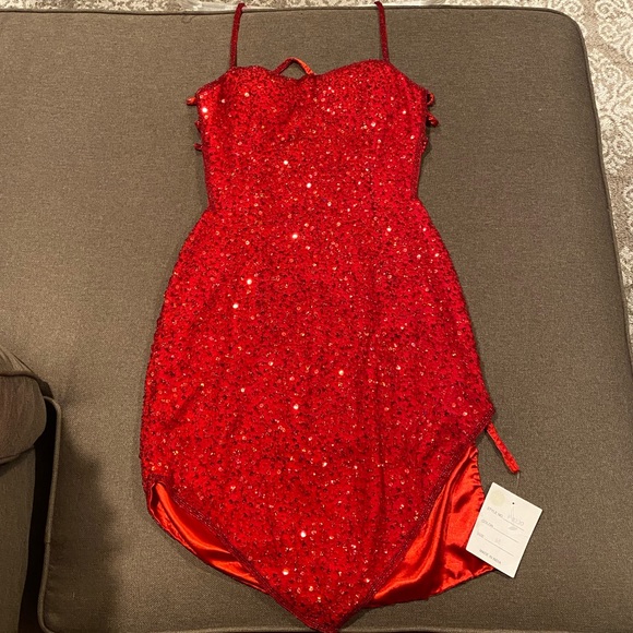 Precious Formals Sequined Dance / Party Dress - Picture 4 of 8